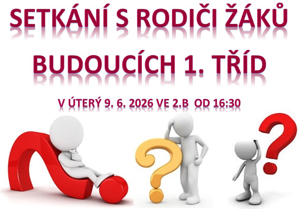 Setkání s rodiči budoucích prvňáků 9.6.2026